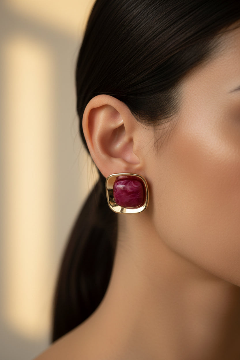 Rubi Square Studs