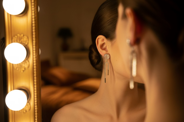 Arc Drop Earrings